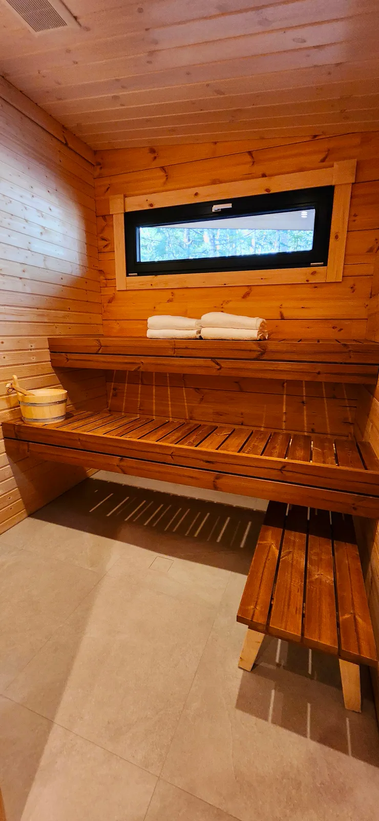 Finnish Sauna Interior